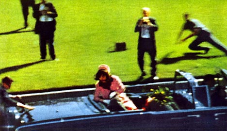 President John F. Kennedy shot in Dallas